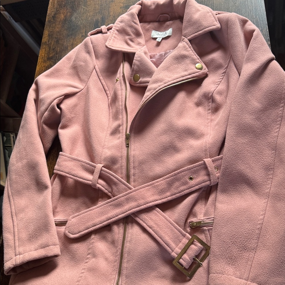 Charlotte Russe Dusty Rose Outerwear